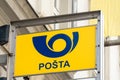 Czech Post sign